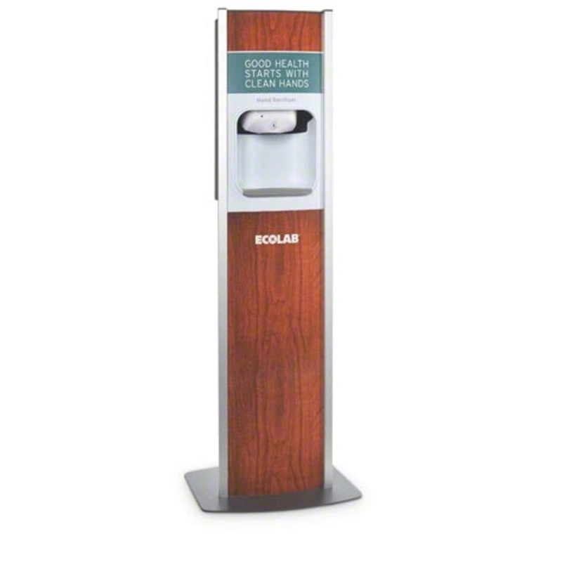 Ecolab / Microtek Next Generation Touchfree Dispensers – Next Generation Touchfree Dispenser Stand, White – 9202-2852