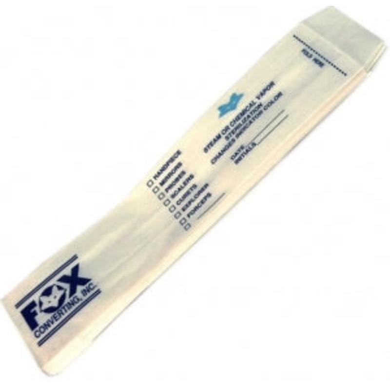 Fox Converting Sterilizing Bags – DBD-STERILIZER, BAG, 2-5CC – 150000101