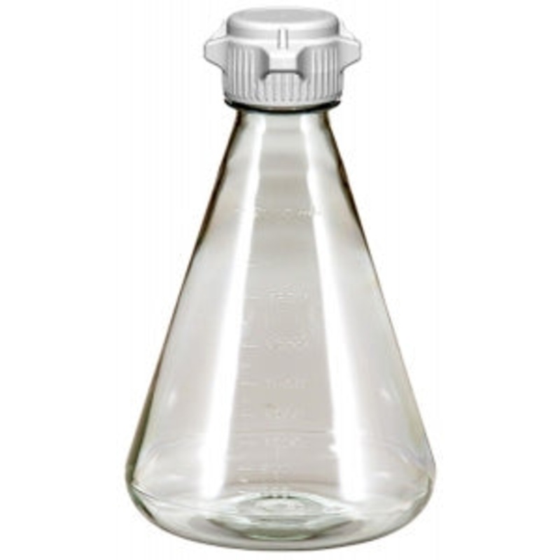 Foxx Life Sciences EZclear Erlenmeyer Flasks – FLASK, PC, 2L, FLAT BASE, VERSACAP 50 – 248-5131-OEM