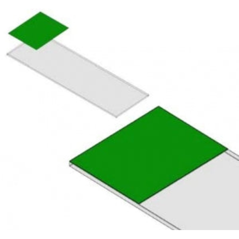 General Data Inc Color Frosted Slides 90 Corners – SLIDES, MICROSCOPE, 90 DEG COR, CHR, WHITE – SMP-SCTT-W