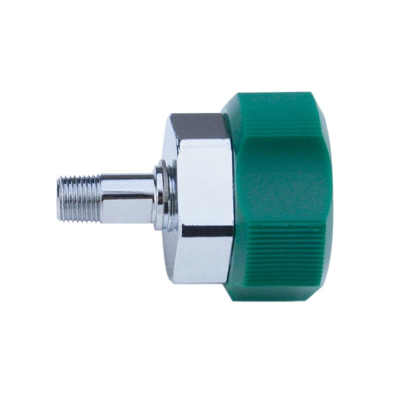 Genstar Technologies 1/8 Male Oxygen Adapters – DISS Oxygen Adapter, Female Hand-Tight x 1/8 NPT Male Connector – 3222UOXYNT2