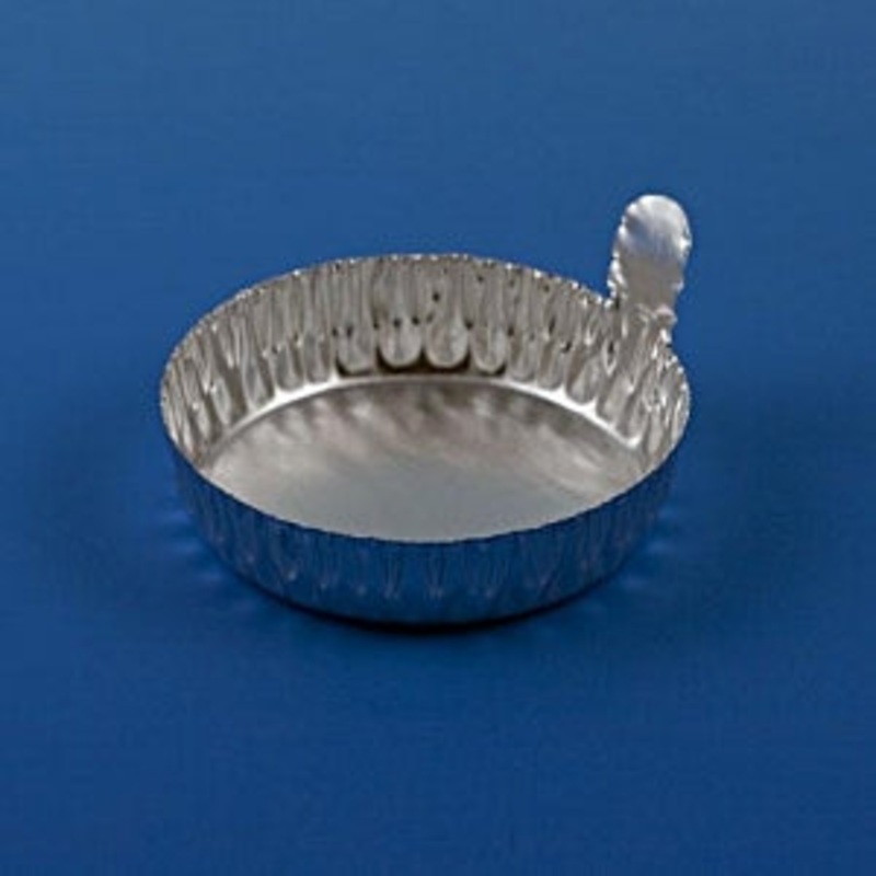 Globe Scientific Aluminum Dishes – DISH, ALUMINUM, CRIMPED, 60ML, 57MM, 1000/CS – 8306