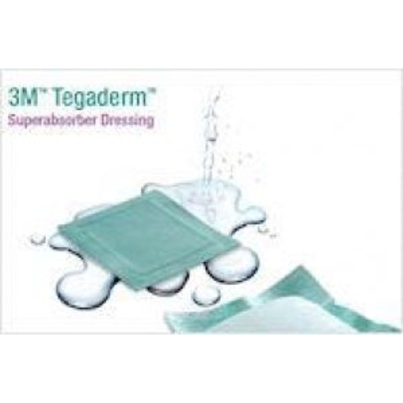 3M Healthcare Tegaderm Superabsorber Dressings – Tegaderm Superabsorber Dressing, 3-7/8 x 3-7/8 – 90701