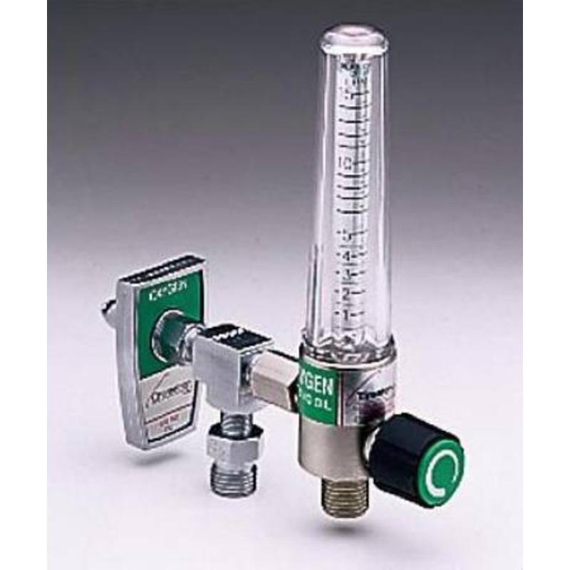 Allied Healthcare Timeter SureGrip Oxygen Flowmeters – FLOWMETER, 02 W/POWER, 15 LPM – 15002-03P
