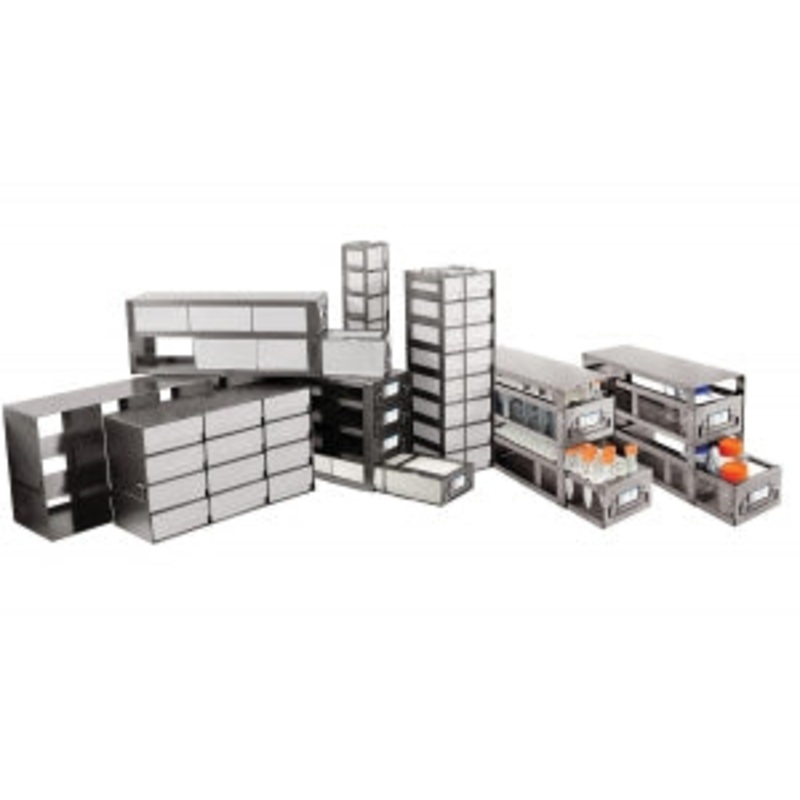 Argos Technologies Upright Freezer Racks 1.12 – Upright Freezer Rack for Microtube Boxes Up to 1.12 High, Slot Dimensions 5.03 x 3.37 x 1.12, 4 x 6 Array – RMM46A